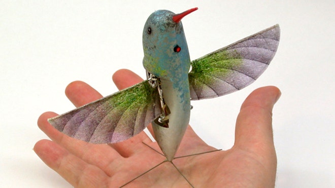 A robot hummingbird